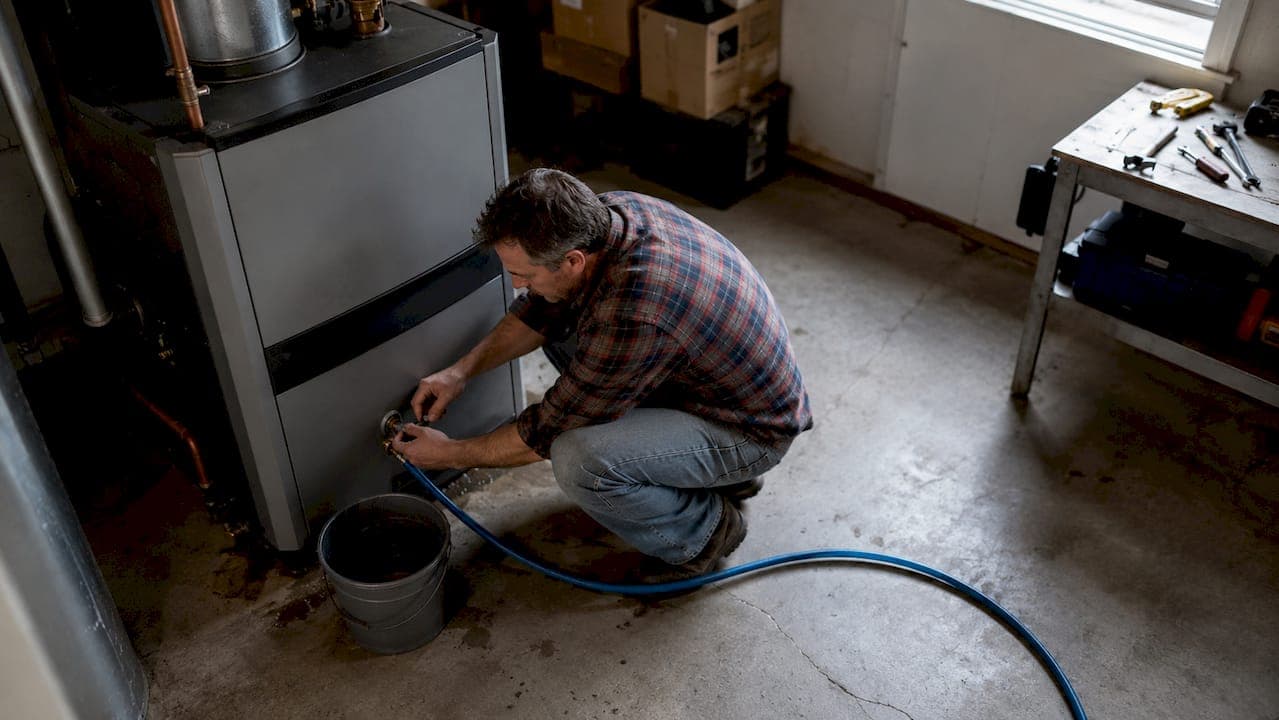 How to drain a boiler system safely at home