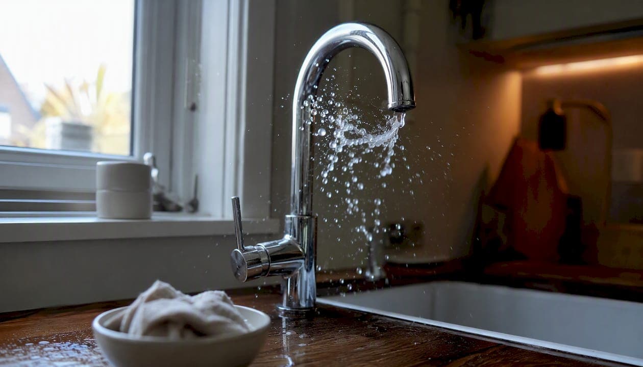Reasons for kitchen tap spluttering explained