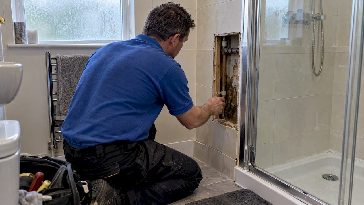 UK homeowners: Shower leaking behind wall? Repairs £80–£1,500+