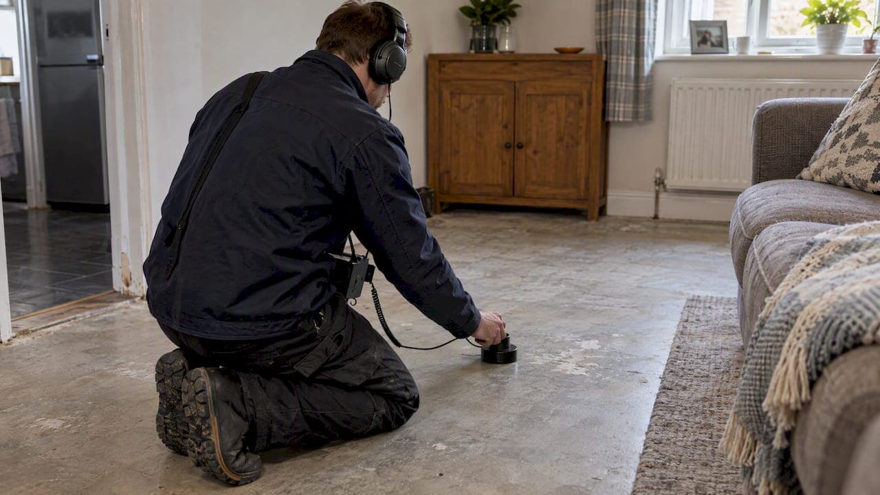 Concrete Floor Leak? Find It Without Breaking the Slab in UK Homes
